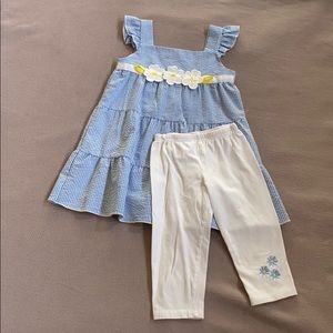 Little Girl Tunic & Leggings 4T